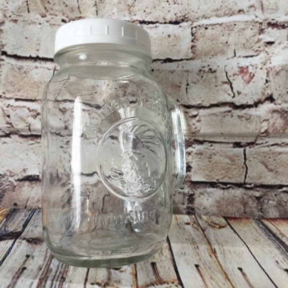 Anchor Hocking Golden Harvest Jar w/Lid - Picture 2 of 9